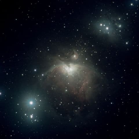 Photograph of orion nebula