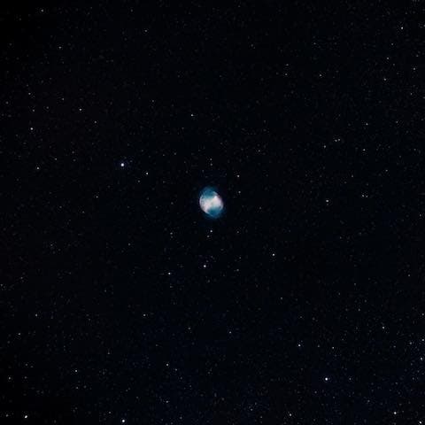 Photograph of ring nebula